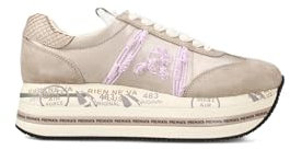 PREMIATA Beth 6954 Sneakers Colore Beige/Rosa (6954, Sistema Taglie Calzature EU, Adulto, Numero, Media, 39)