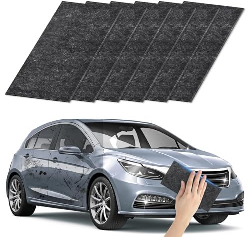 Nano Sparkle Tuch, 6 Stück nano sparkle tuch auto kratzer original, nano sparkle cloth, nano sparkle tuch original Magic, auto reparatur tuch, für Reparatur von Leichten Kratzfarben,Lackpflege