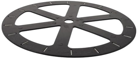 UKCOCO Furniture Display Rack Turntable Organizer Lazy Susan Corner Cabinet Hardware Kitchen Rotating Plate Lazy Susan Heavy Duty Rotating Shelf Lazy Susan Hardware Swivel Black Iron