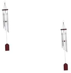 Happyyami Einzigartiger Windspiel Mit Aluminiumrohren Schöne Hängende Dekoration Für Balkon Und Garten Entspannende Klänge Für Außenbereiche Als Für Heimdekoration