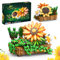 HIDMED Flower Botanical Bonsai Building Set - Botanical Collection - Gift for Home Decor, Mother's Day, Valentine's Day, Christmas for Adults and Kids 924pcs