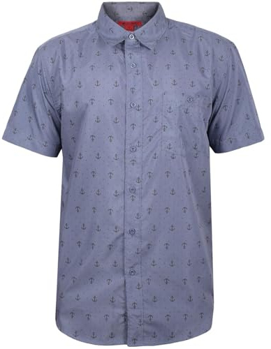 True Face Men’s Hawaiian Shirt Slim FitCasual Beach Shirt for Summer with Front Pocket Funky Palm Tree Floral Pineapple Print Perfect for Holidays Beach Parties Lightweight Charcoal - 1001 M
