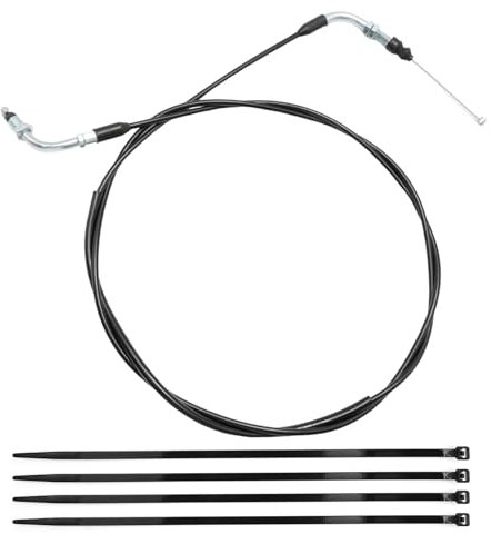 JUUDDENPARTS 78 Inch Throttle Cable, Replacement for GY6 50cc 80cc 125cc 150cc QMB139 157QMJ, Replacement for Jonway, Replacement for Chinese Moped Scooter