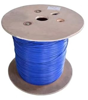 LIUDONGX Câble blindé à 1 Noyau et 2 noyaux, 100m, Fil de Fiber Optique résistant aux Rats, intérieur étanche en Acier Inoxydable, 100mtr 1c 2c(1 Core)