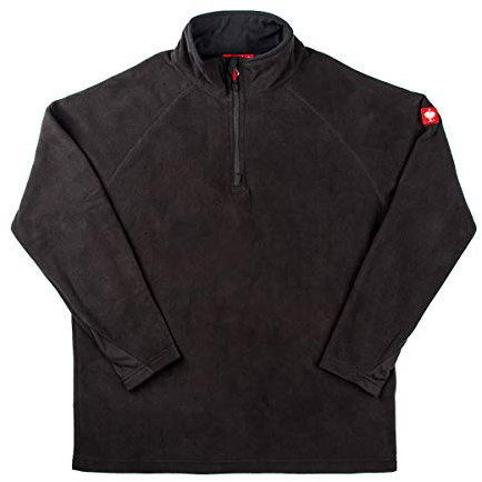 Engelbert Strauss Herren Fleecepullover Troyer dryplexx Micro, Farbe:schwarz, Größe:2XL
