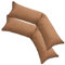 PremiumShop321 2er-Set Jersey Qualitäts Kissenbezug Kissenhülle für Seitenschläferkissen 100% Baumwolle mit Reißverschluss in 18 Farben (Tabak, 40x200 cm)