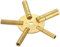 Llave grande de cuerda de reloj de latón (Even) antigua y llave de abuelo (Even) (5187)