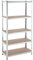 ESTEXO Steckregal Lagerregal 21 Modelle wählbar Schwerlastregal Regal Kellerregal Werkstattregal Werkbank Garagenregal (Verzinkt / 180x90x40cm / 750kg)