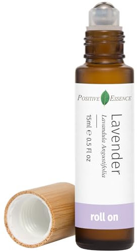Lavender Essential Oil Roll On, Calming Essential Oils for Sleep and Relaxation, Pure Lavender Essential Oil and Jojoba Oil for Skin Nourishment, Leak-Proof Rollerball, Stress Relief Roll-on (15 mL)