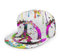 Oaieltj Unisex Baseball Cap Damen Herren Einstellbare Snapback Flat Bill Brim Baseball Cap Cool Hip Hop Hat, Buntes Peace-Symbol, Gemälde, Kunst., One size