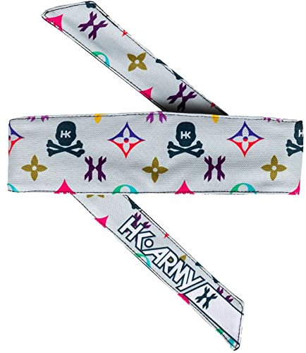 HK Army Paintball-Stirnband, Monogrammknochen/mehrfarbig