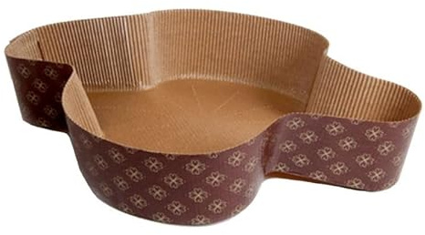 Generico Stampo per Colomba in Carta Adatta alla Cottura in Forno - 10 pezzi (1 kg)
