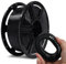 Flashforge PLA Flexibles 3D-Drucker-Filament, 3D-Druckfilamente, 1 kg Spule, Maßgenauigkeit +/- 0,02 mm, umweltfreundlich, kein Rauch und kein Geruch (schwarz, PLA flexibel)