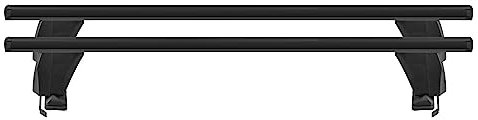 Menabo Dachträger Grundtäger kompatibel mit Nissan Qashqai J10 2006-2014 TÜV Alu Schwarz 2X