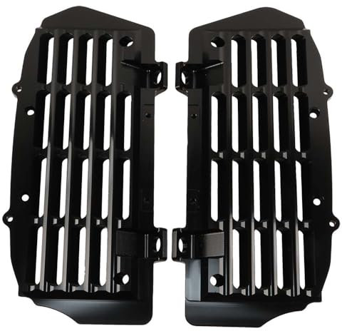 Protector de radiador Radiadores para motocicleta, cubierta de rejilla para KTM EXC F EXCF SXF XC SX XCF-W XCW TPI Six Days 250 350 450 200 300 500 (Negro)