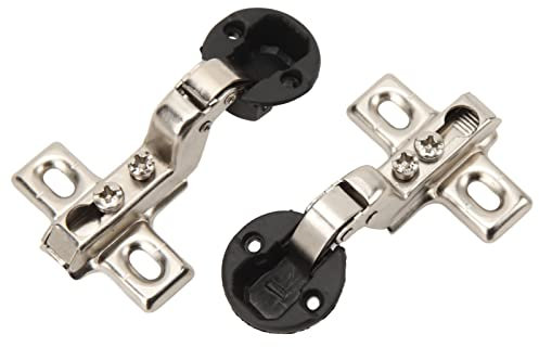 Fafeicy 2pcs 26mm Hole Soft Close Hinges Soft Closing Cabinet Hinge For Cabinet Glass Door (Insert)