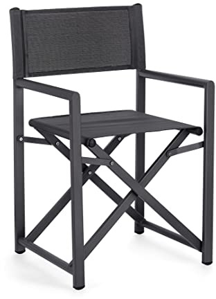 BIZZOTTO Stuhl Regisseur TAYLOR grau/Anthrazit