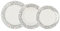 Quid Festival Vajilla Porcelana 18 Piezas - 6 Personas Porcelana Apto Microondas Apilable
