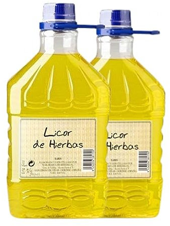 Orujo Nor-Iberica de Bebidas Xaris Hierbas Garrafa 3 L (Caja de 2 Garrafa de 3 L)