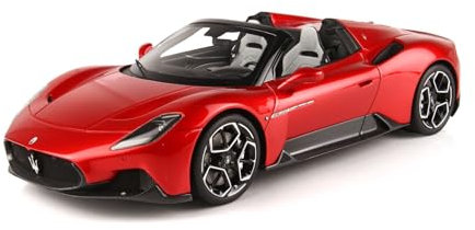 BBR MC20 Cielo Rosso Vicente rot metallic mit Vitrine Limited Edition auf 36 Stück weltweit 1/18 Modellauto P18222B1