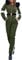 Skianzug Damen Einteiler Damen Skianzug Schneeanzug Lässig Skioverall Frauen Einteiler Skisuit Wasserdicht Skioverall Wasserdicht Ski Suit Skisuit mit Kaputze Reißverschluss (Army Green-b, XL)