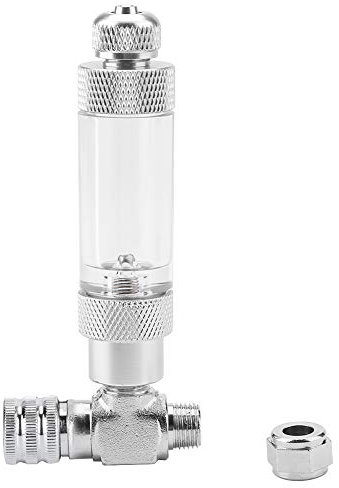 Eujgoov Aquarium-System-Zubehör, Rückschlagventil, Nadelventil, Aquarium-System, CO2-Regler, Nadel, Rückschlagventil, Blasenzähler, Aquarium-Zubehör (Einzelkopf-Mikroventil)