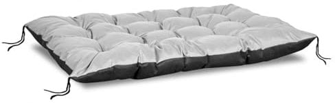 KingGarden Palettenkissen Kissen für Euro-Paletten-Sofa Wasserdichtes PVC-Codura Sitzkissen Abdeckung Indoor Outdoor 120cm x 80cm (Hellgrau)