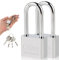 2 Cadenas de Sécurité, Cadenas à Clé Anse Longue 30mm, 40mm, 50mm, 60mm pour Casier de Gym Casier Bagages Unités de Stockage Garage Portes (60mm)