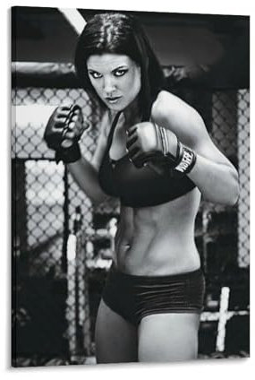 Gina-Carano-Poster, Boxer-Leinwand, Wandkunstdruck, Poster, Foto, Gemälde, Poster, Raumdekoration, 60 x 90 cm