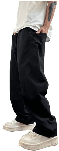 SRZYMJ Hosen Herren Herren Hosen Slim Fit Casual Jogger Sporthose Freizeithose Cargo Chino Jeans Hose Hose Herren Cargo Kurz Hose Herren Leinen Latzhose Herren Sporthosen Herren Pailletten Hose