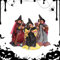 Halloween Hexenfigur,Kleine Hexenpuppe,3X gruselige Halloween-Puppendekoration | Horror Festival Besen Puppe Ornament für Heimdekoration Kinderzimmer