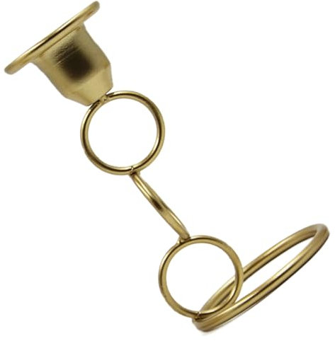 HAWILLOSCH Portavelas de Metal con Anillo candelabro de Chimenea candelabros de Pilar portavelas Aire Casamento decoração Wedding Decoration portavelas cónico candelabro de Mesa