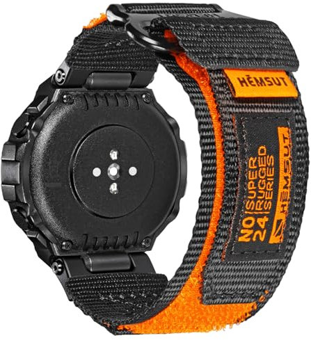 torbollo Armband kompatibel mit Amazfit T-Rex/T-Rex 2/T-Rex Pro/T-Rex Ultra, robustes Nylon Uhrenarmband mit Klettverschluss Ersatzarmband gewebtes Loop-Design Sportarmband mit 2 Schraubendreher