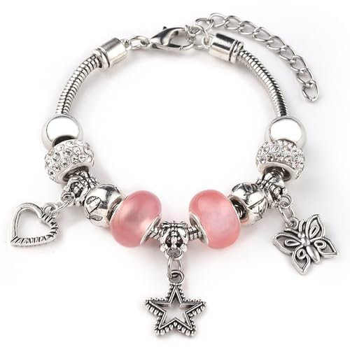 Armband Kinder, Charm Armband, Armband Mit Charms, Armband Mädchen, Armband Kinder Mädchen, Kinder Mädchen Armbänder, Damen Armband Personalisierte Armbänder Freundschaftsarmband für Mädchen