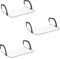 Pack of 3 Over Radiator Clothes Airer - Drying Rack, Towel Rail Holder for Bathroom Door Hanger Horse with 5 Hanging Bars & Adjustable Arms for Indoor & Outdoor, 1kg Capacity - 33x52cm