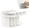 4 Pièces Supports de Draps-Housses pour Coins Kit, Antidérapant Attaches de Draps, Support Clips de Drap de Lit à Angle Ouvert, Support de Drap de Lit avec Bandes de Verrouillage, pour Protège-Matelas
