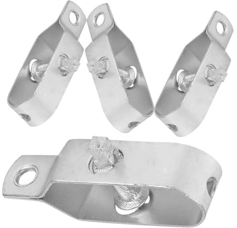 INOOMP 4 Stück Kabelspanner für Gewächshäuser Draht binden Zaun Verschluss schwer kreativer Seilspanner Kabelsieb aus Metall kreativer Stahlseilspanner Gießen Silver
