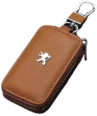 ZHIYONGSHUN Étuis à Clés de Voiture pour Peugeot 205 GTI, Pochette Porte Cles Portable Porte-clés Sac à Clé de Voiture,A