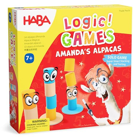 Haba denkspiel Amandas alpakas - herausforderndes Puzzlespiel für Kinder
