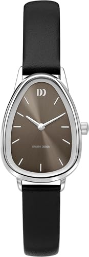 Danish Design Damenuhr 14Q1306 Frihed poliert, Form: asymmetrisch, 35 mm x 26 mm