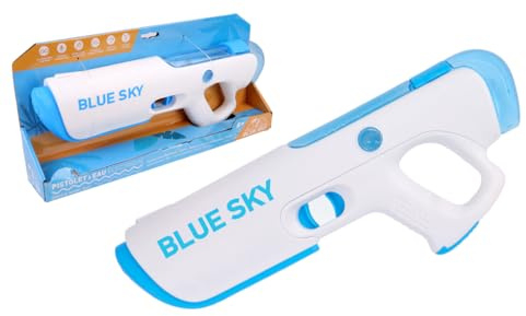 BLUE SKY - Elektrische, motorisierte Wasserpistole - 350 ml - Outdoor-Spiel - 048538 - Blau - Spielbereit - Inklusive und aufladbare Batterie - Kinderspielzeug - Strandspiel - Pool - Ab 5 Jahren