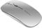 Uiosmuph Q5 Ratón Inalámbrico Recargable, Mouse Wireless 2.4G Mute de Mouse Inalambrico, Ultra Delgado,1600 dpi Ajustable para Portatil/Laptop/MacBook/Android/PC/Mac (Plata)