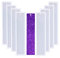 Nifocc Lot de 8 marque-pages en résine - Forme rectangulaire - Moule en silicone époxy - Bijoux - Artisanat - Forme transparente - Marque-page Casting