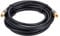 7.5M Black RG6 Coax Cable Dual Shield Outdoor/Indoor Coaxial BNC Extension Wire For Satellite Dish Cable TV Antenna