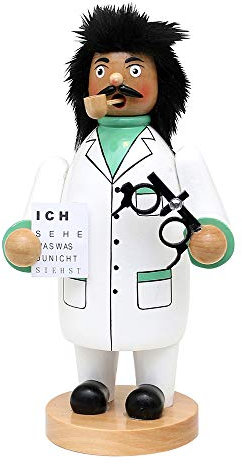Wichtelstube-Kollektion Holz Räuchermännchen Augenarzt