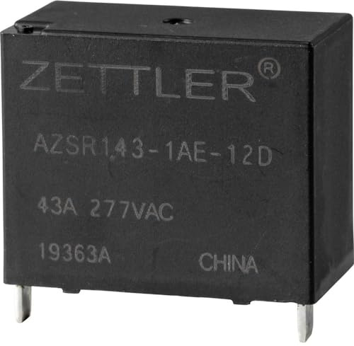 Zettler Electronics AZSR143-1AE-12D Leistungsrelais, 12 V/DC, 50 A, 1 NO (T), 1 Stück