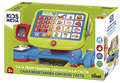 Diset- Caisse enregistreuse, 43021, Multicolore