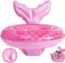 Baby Schwimmring, Aufblasbarer schwimmreifen mit Schwimmsitz, Baby Schwimmhilfe, Meerjungfrau Schwimmbecken, Kinder Pool Schwimmen Ring für ab 6 Monate bis 36 Monate