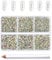 Beadsland 7200 Pcs Flatback Rhinestones for Nails,AB Crystal Round Small Rhinestones Gems for Crafts,Mixed 6 Sizes with Wax Pencil Kit, SS3-SS10,Crystal AB