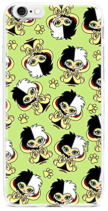 ERT GROUP Handyhülle für iPhone 6/6S Original und offiziell Lizenziertes Disney Muster Cruella 007 optimal an die Form des Handy angepasst, hülle aus TPU